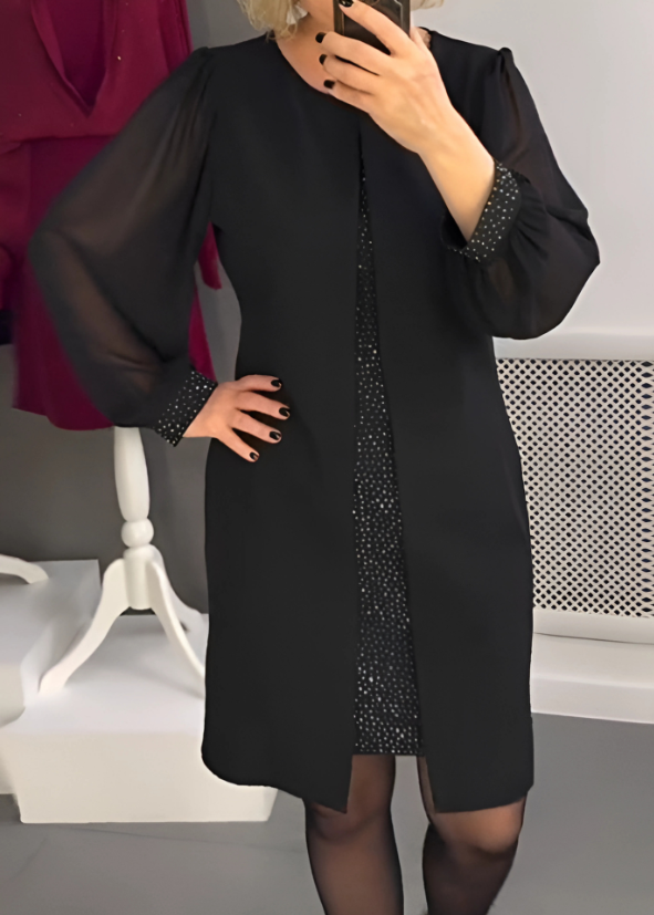 Noémie – Robe Midi Glamour