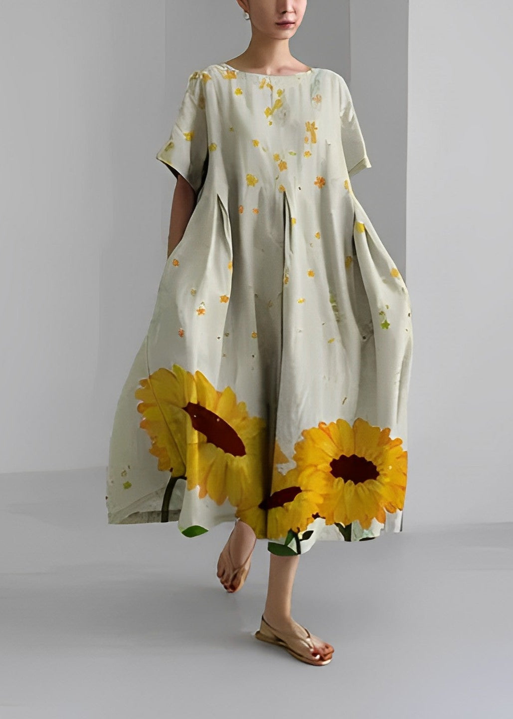 Amelia - Robe bohème à fleurs