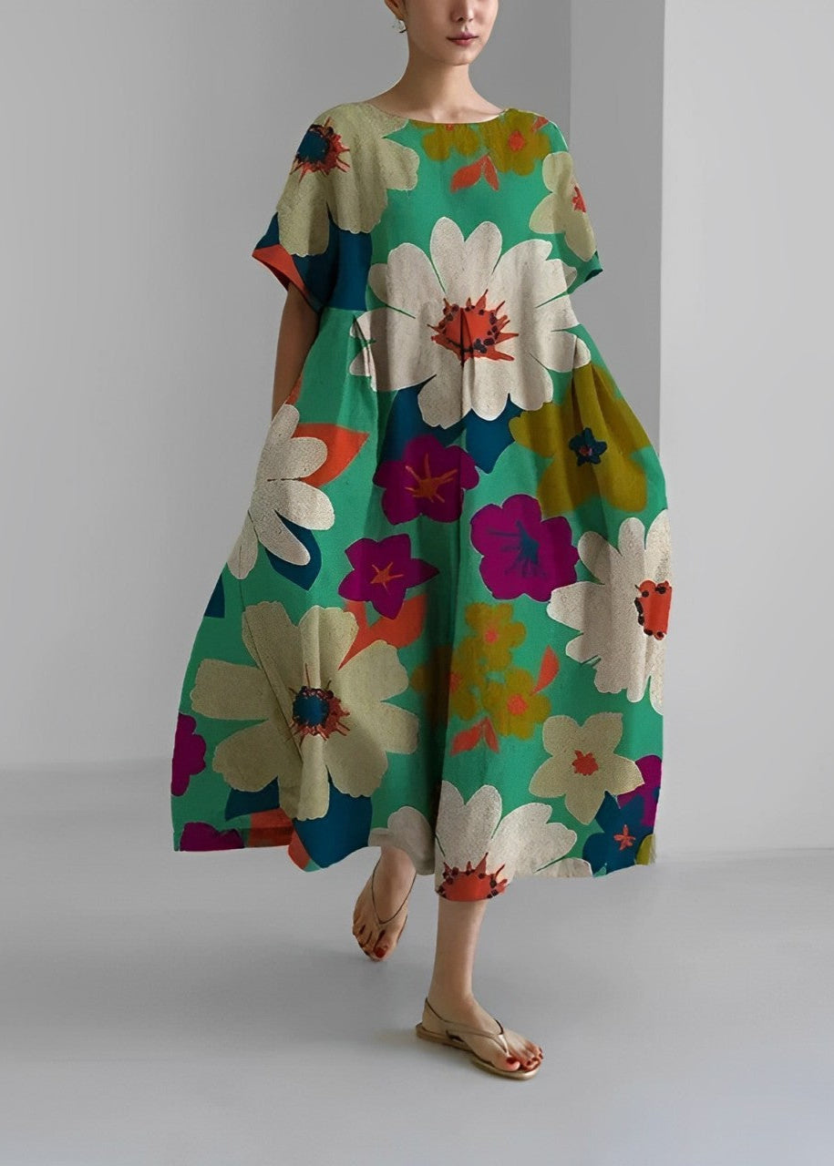 Amelia - Robe bohème à fleurs